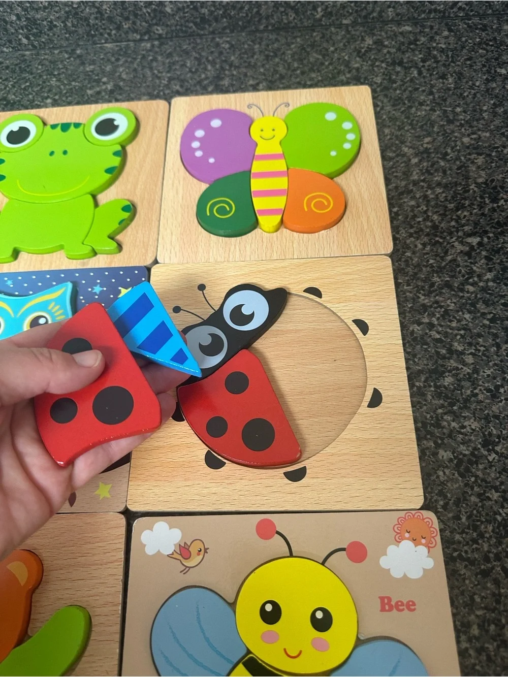 Wooden Toddler Puzzle Set